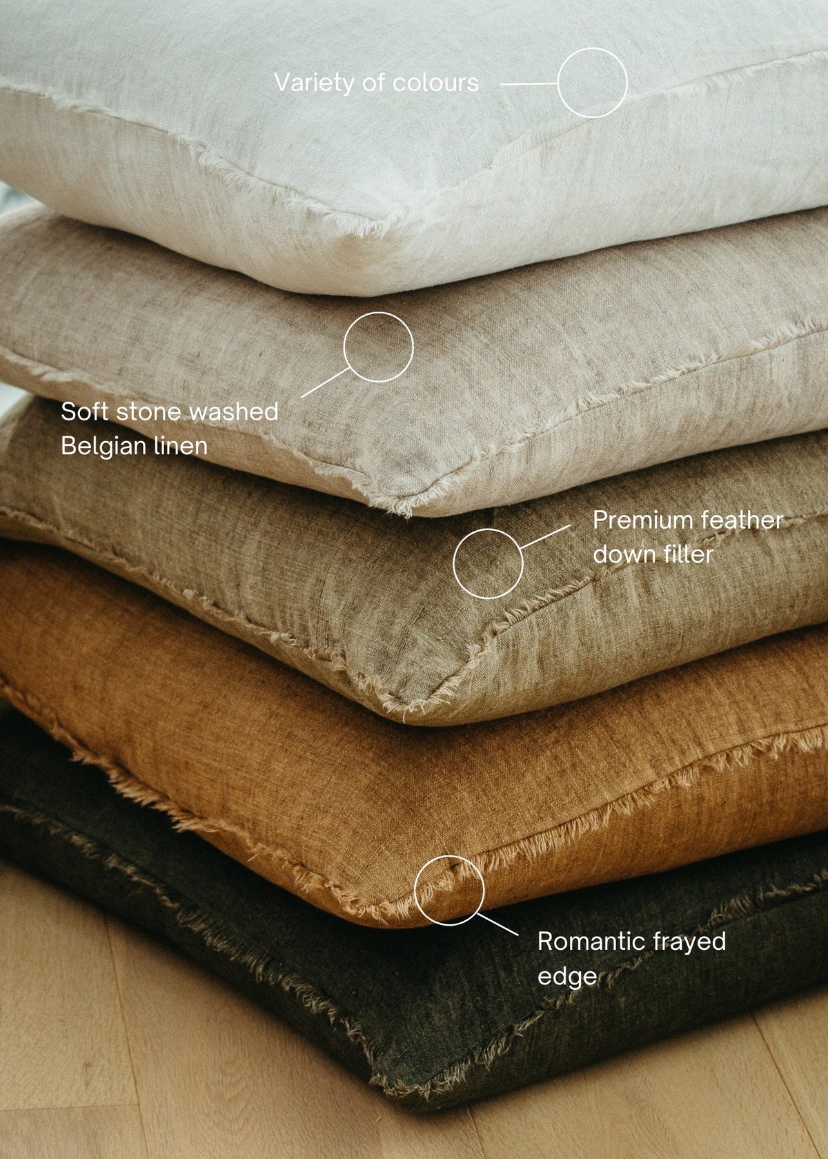 Lina Linen Cushion 20"