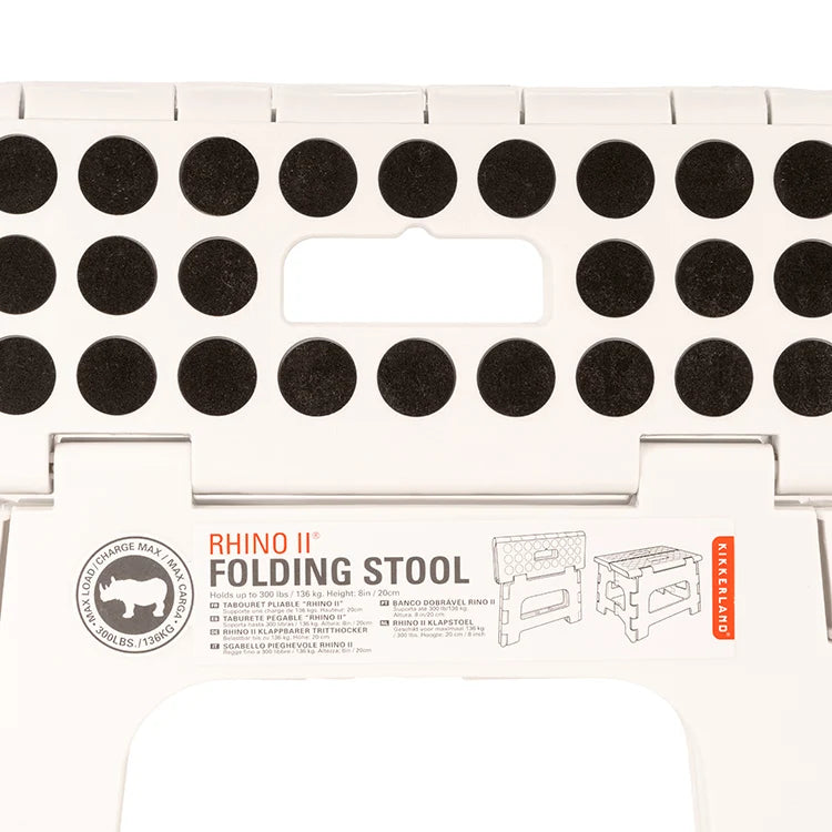 Rhino ll Step Stool White