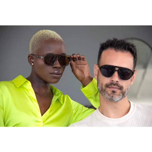 Bilko Sunglasses Crystal Olive - PABOOM