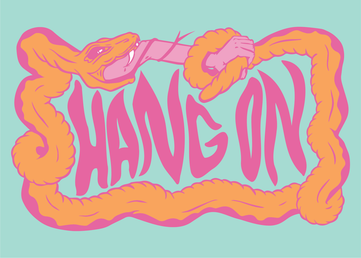 Hang On Snake Print