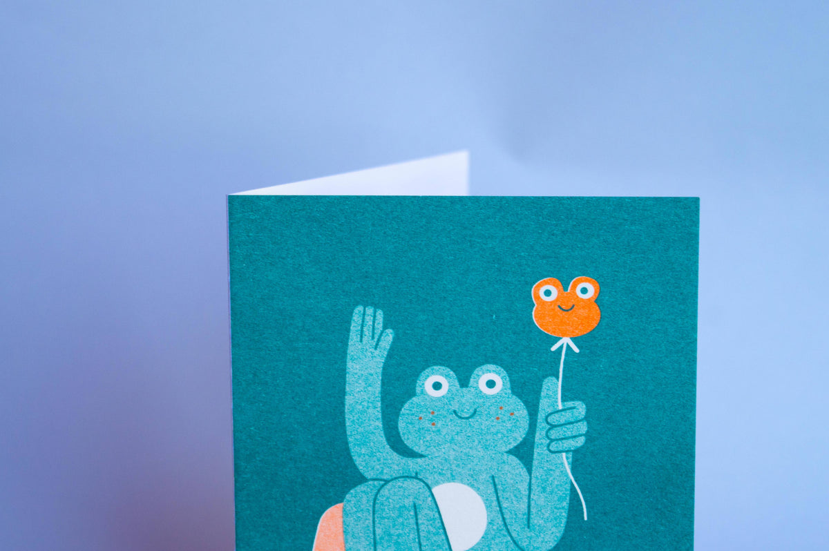 Hello Frog Card