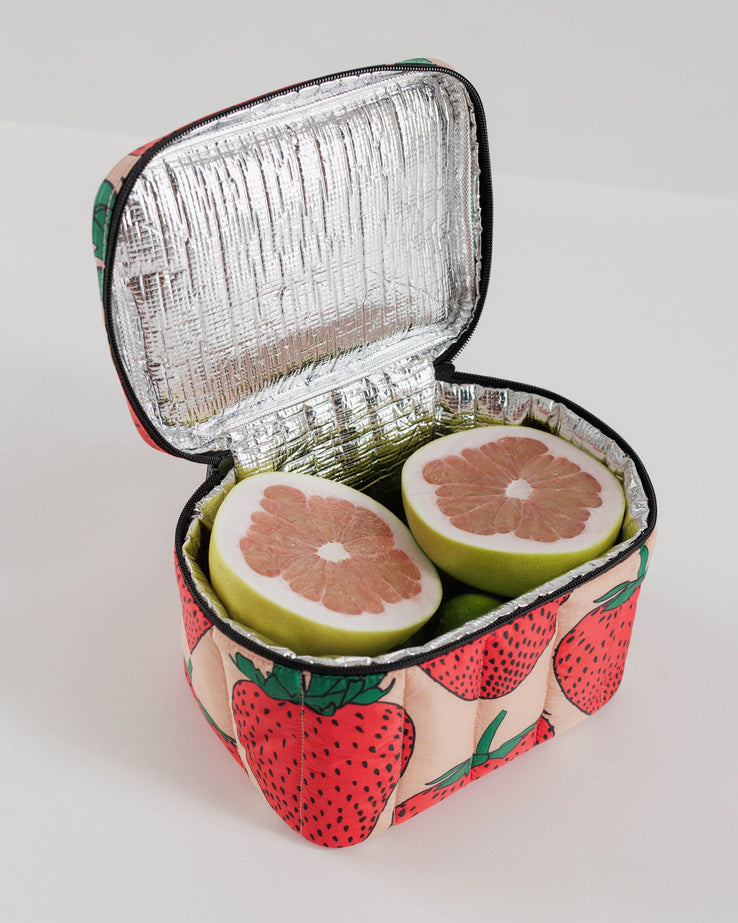 BAGGU Puffy Lunch Bag - Strawberry