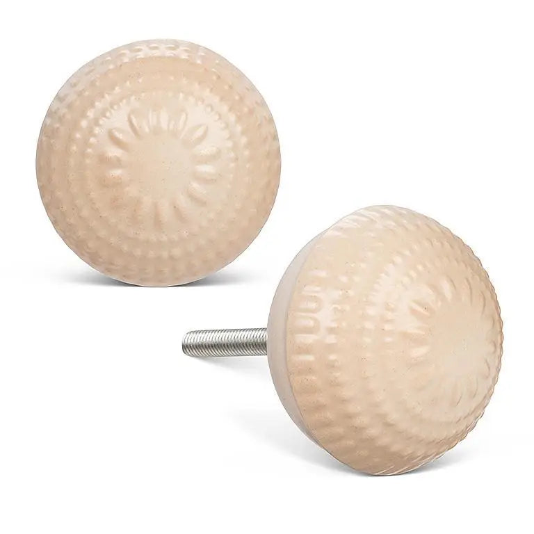 Embossed Ball Knob Sand - PABOOM