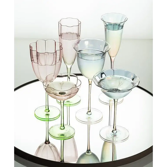 Abbott - Flower Wine Glass