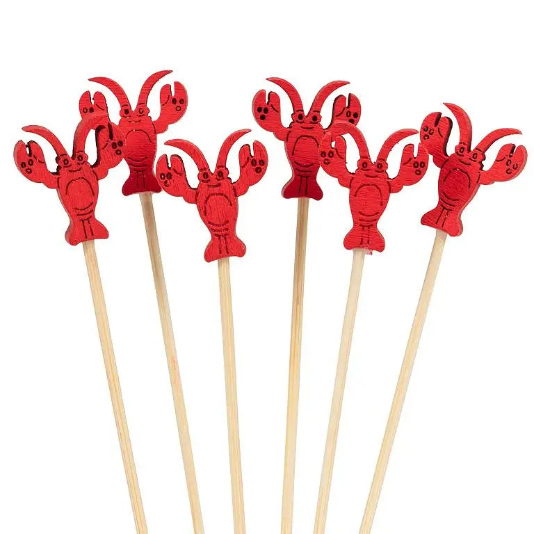 Abbott - Lobster Pick Red 100pc