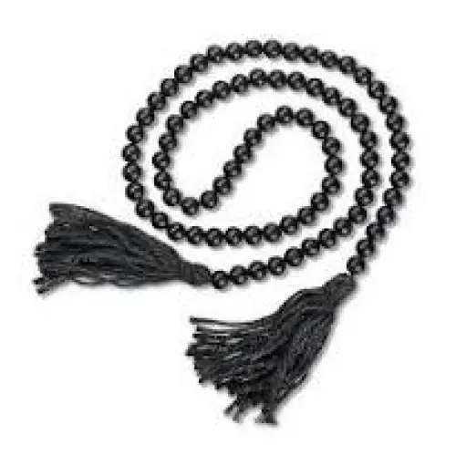 Long Black Blessing Beads - PABOOM