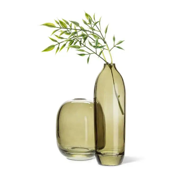 Abbott - Md Barrel Bud Vase Moss Green 4.5’’H