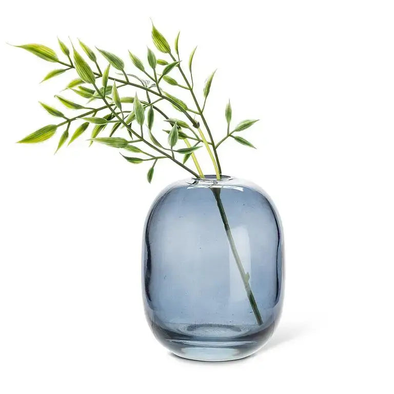 Abbott - Md Barrel Bud Vase Dark Blue 4.5’’H