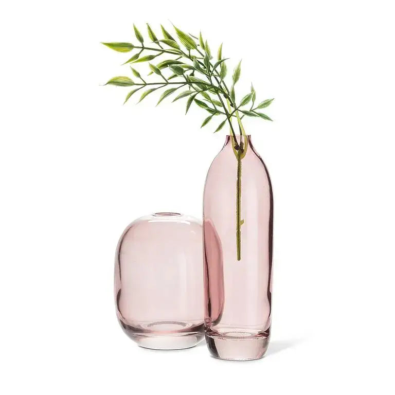 Abbott - Md Barrel Bud Vase Dark Rose 4.5’’H