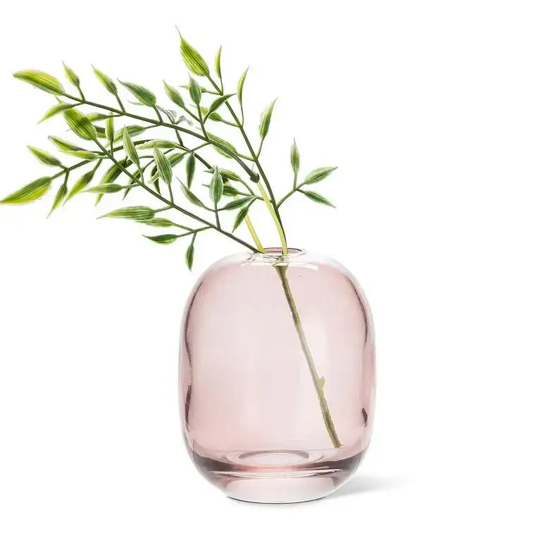 Abbott - Md Barrel Bud Vase Dark Rose 4.5’’H