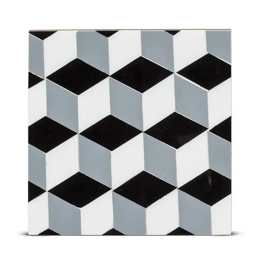 Mosaic Grey Coasters Set - PABOOM