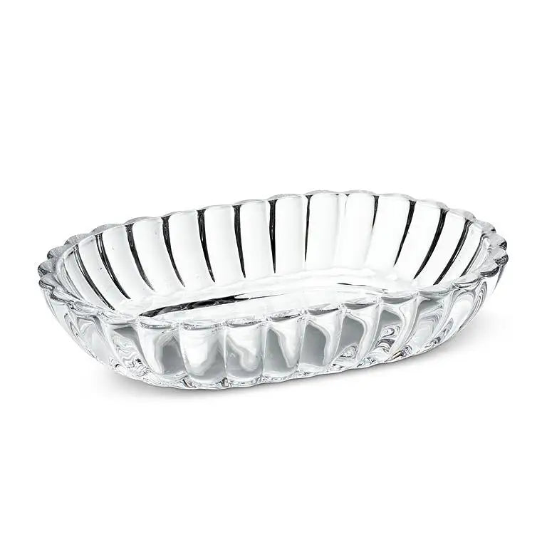 Abbott - Oval Optic Flared Soap Dish 5.5’’L