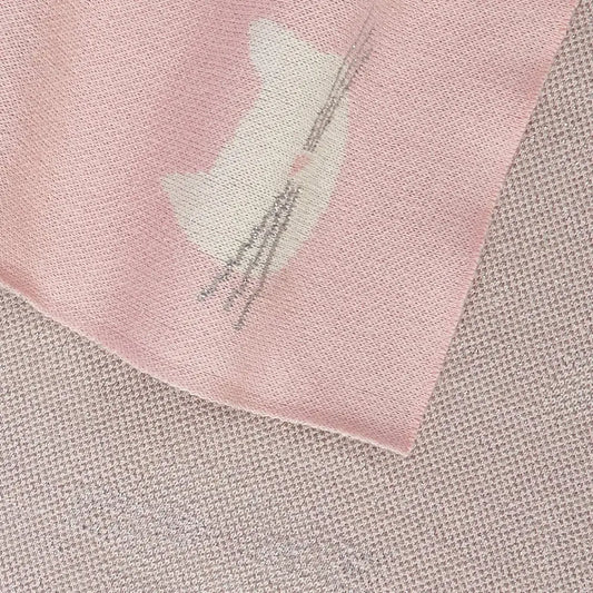 Pink Cat Face Throw - PABOOM