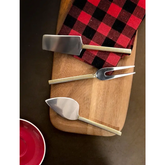 Rib Handle Cheese Knives Set - PABOOM