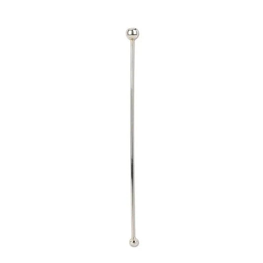 Abbott - Silver Ball Swizzle Stick 7.5’’L