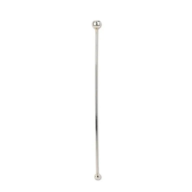 Abbott - Silver Ball Swizzle Stick 7.5’’L
