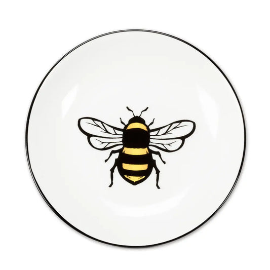 Yellow Bee Round Dish - PABOOM