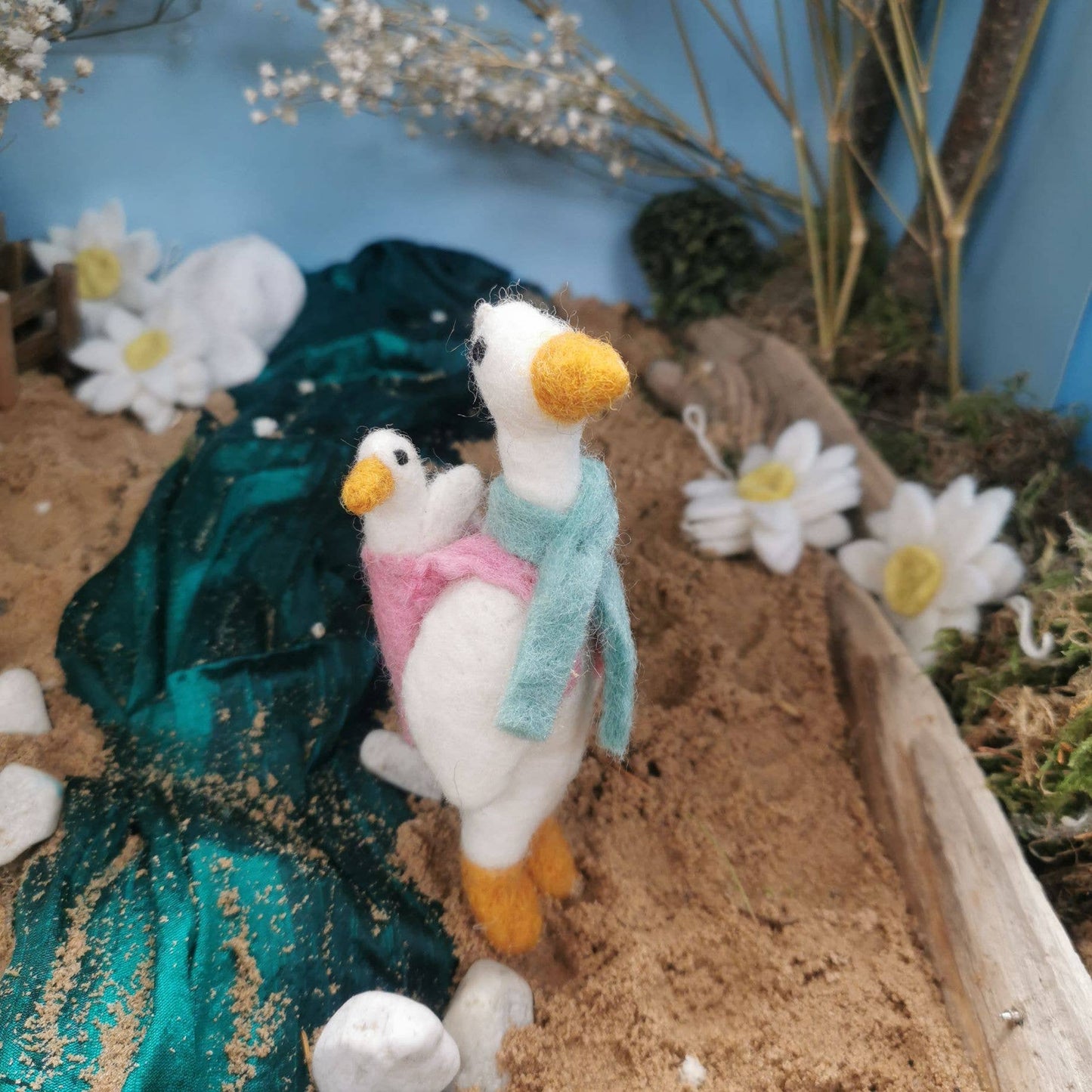 Handmade Felt Mother Goose Hanging Decoration