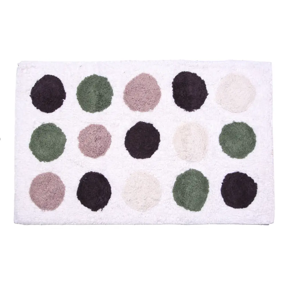 Accent Linen - Bathmat Pattern - Dots