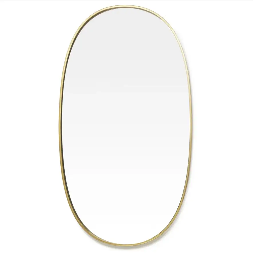 Borba Oval Mirror Antique Brass - PABOOM