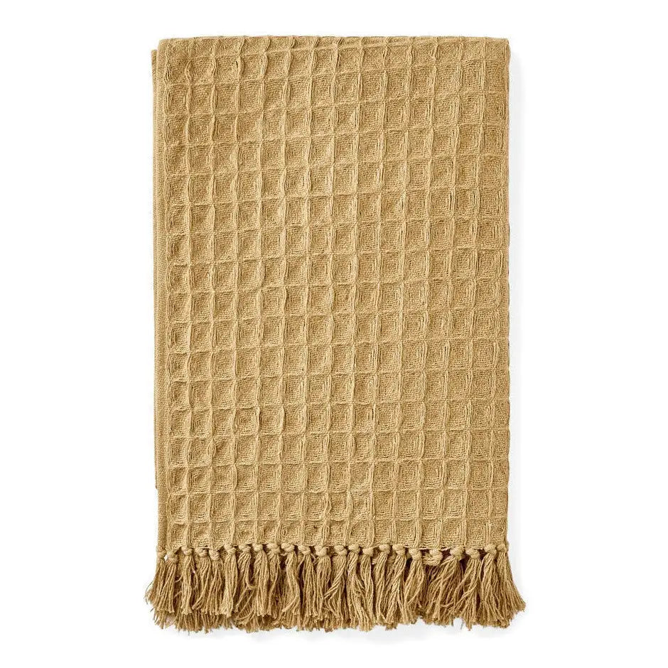 ADV - Throw Cotton Waffle Ginger 50x60’’