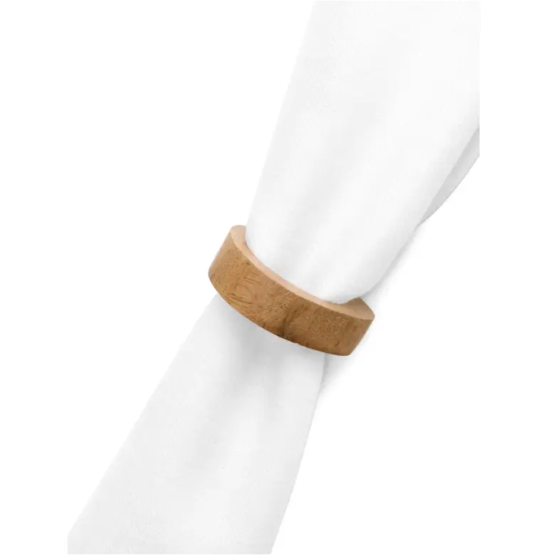 Wood Napkin Ring Set - PABOOM