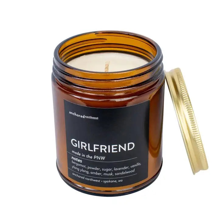 Girlfriend Classic Amber Soy Candle - PABOOM