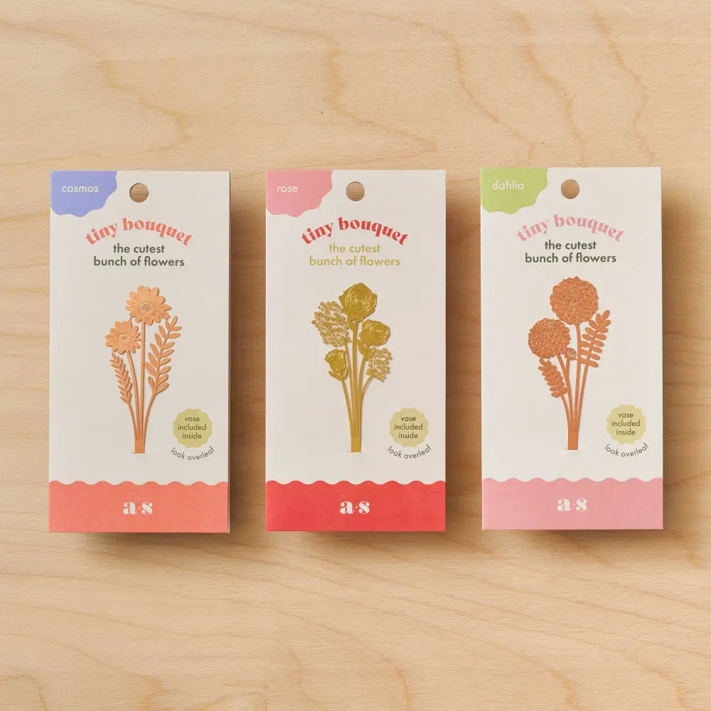 Another Studio U.S - Cosmos Tiny Bouquet Thoughtful Letterbox Gift Copper (rose gold)