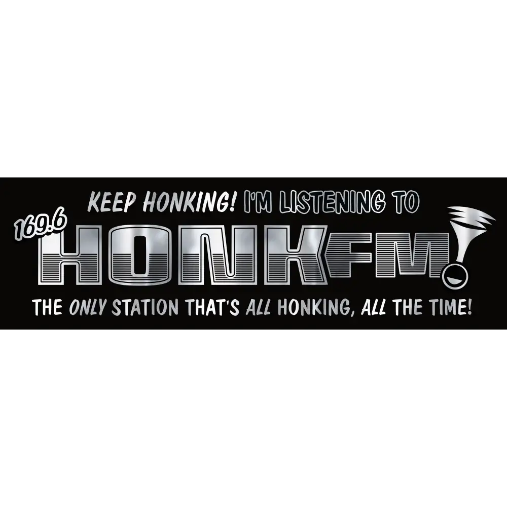 Arcane Bullshit - Honk FM Bumper Sticker