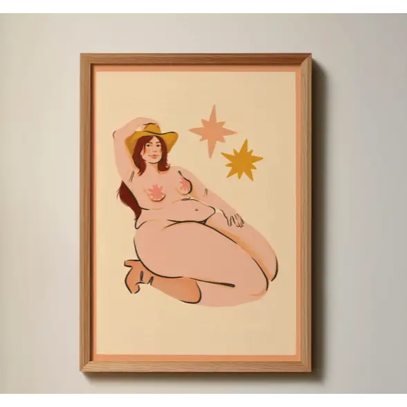 Assorted Cowgirl Art Prints - 3