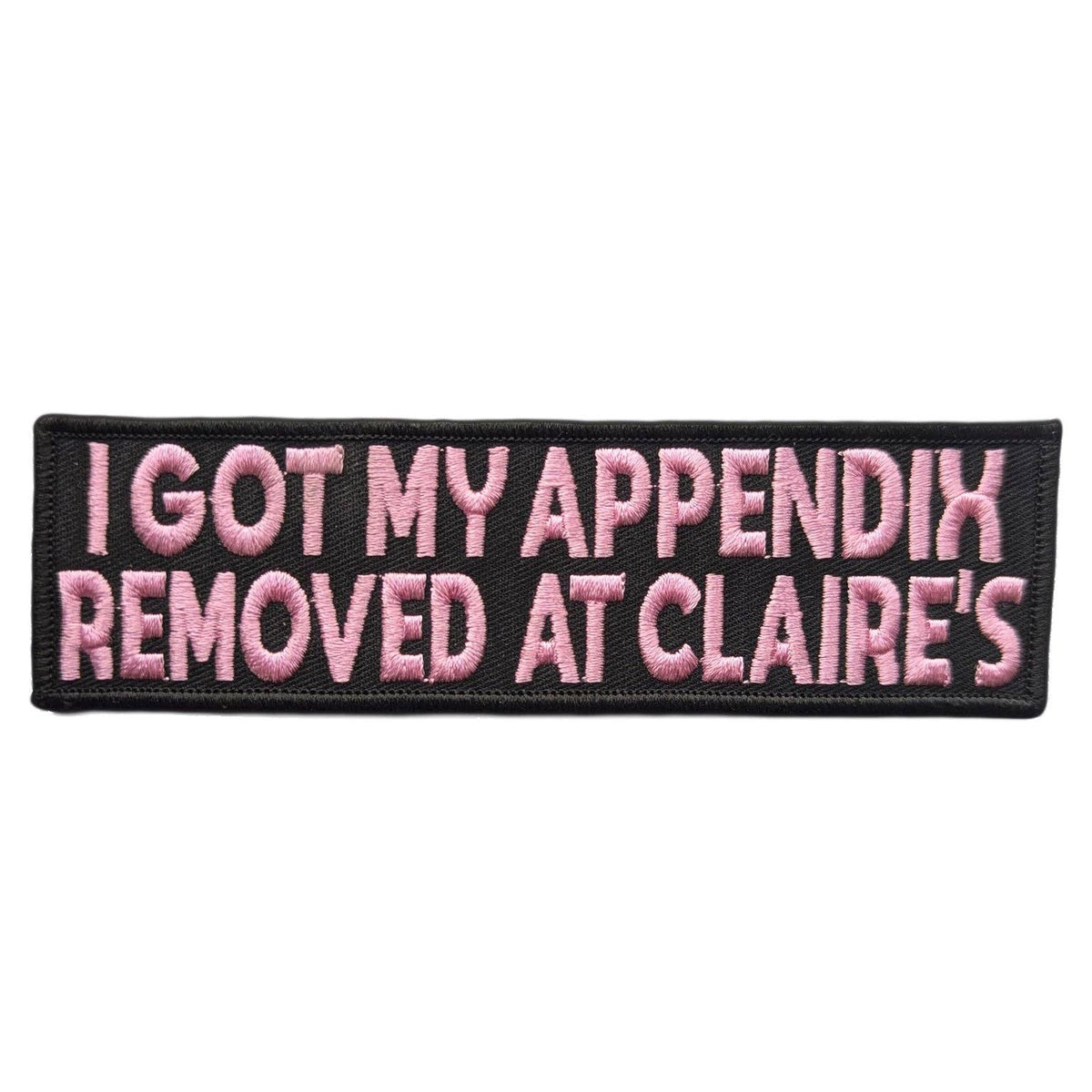 I Got My Appendix Removed at Claire's Patch