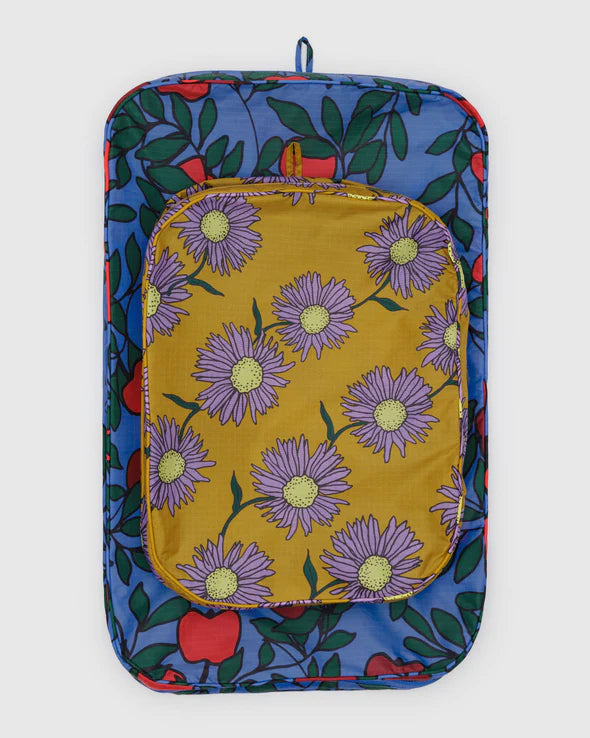 BAGGU Large Packing Cube Set - Night Orchard
