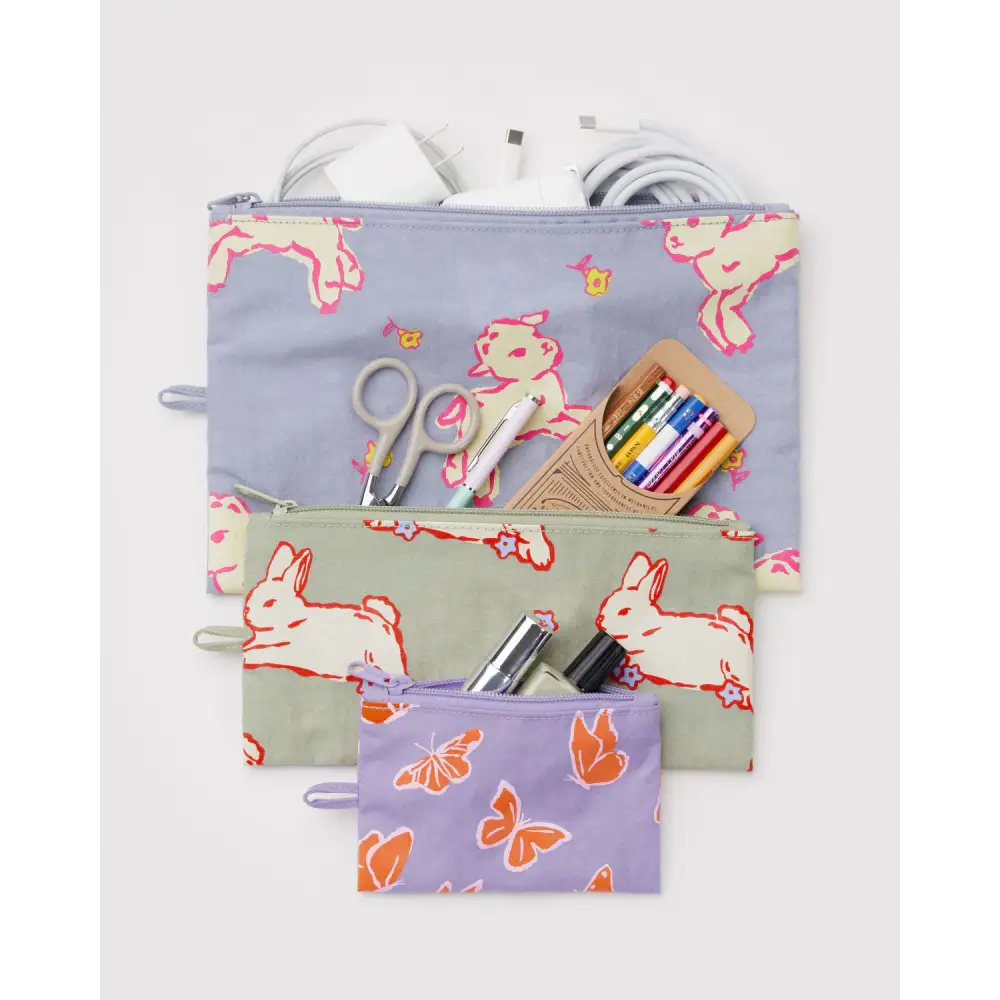 BAGGU - Flat Pouch Set