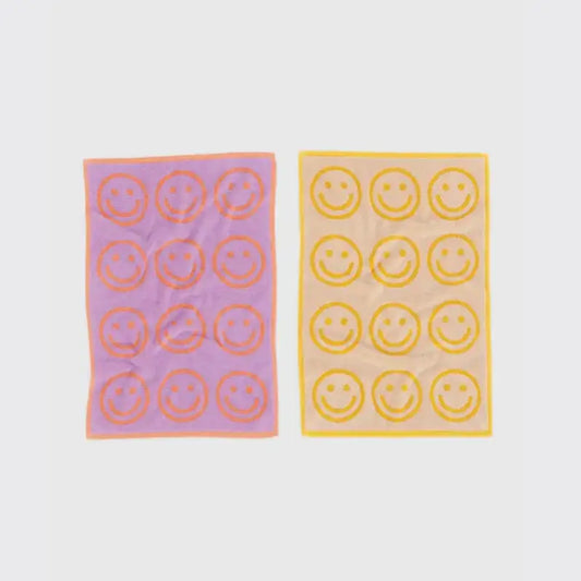 Happy Lilac Marigold Hand Towel Set - PABOOM