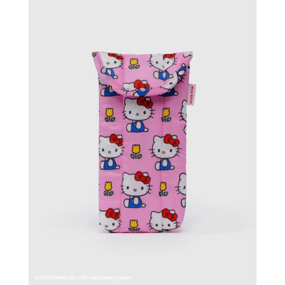 BAGGU - Puffy Glasses Sleeve Hello Kitty Pink