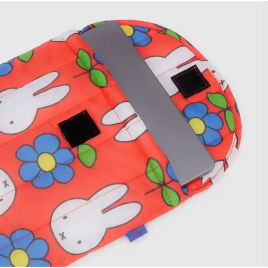 BAGGU Puffy Laptop Sleeve 13"/14" - Flower Miffy