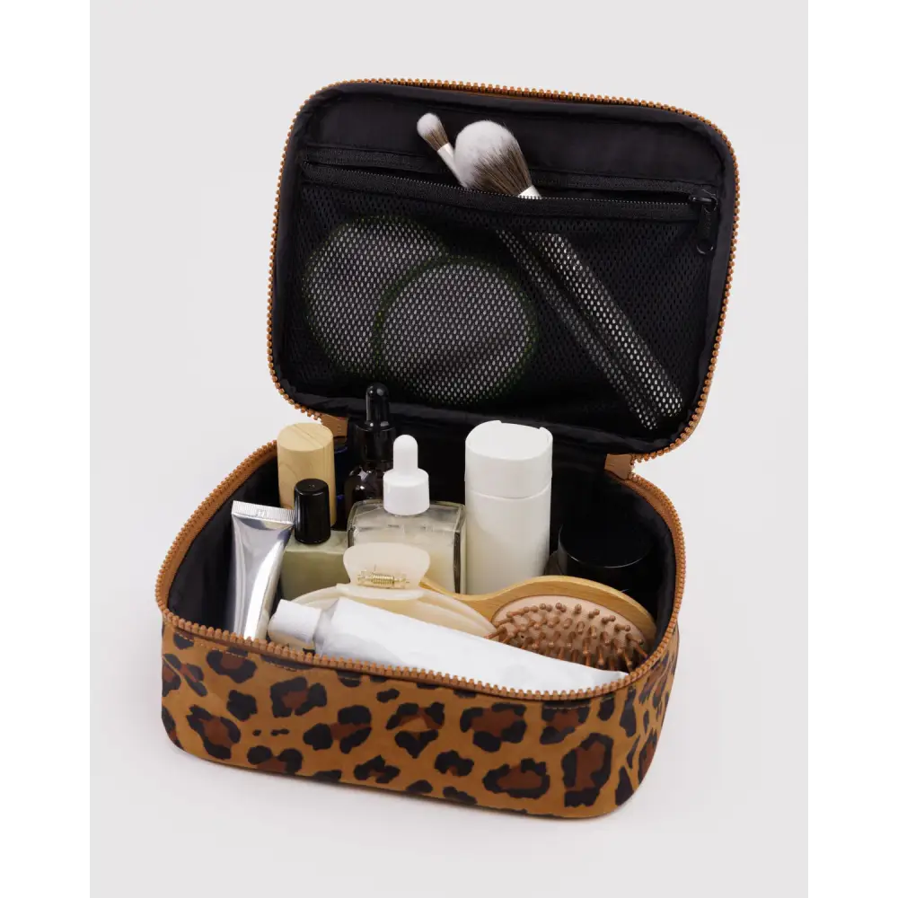 BAGGU Small Cosmetic Case - Leopard