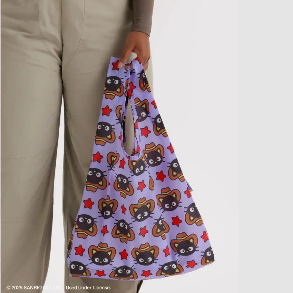Standard Baggu Reusable Tote Bag - Chococat Western