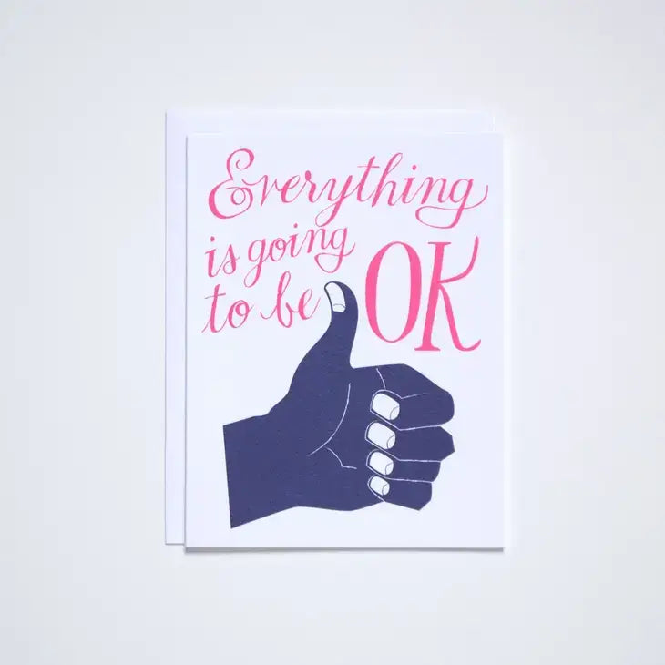 Everything Will Be Okay Card - PABOOM