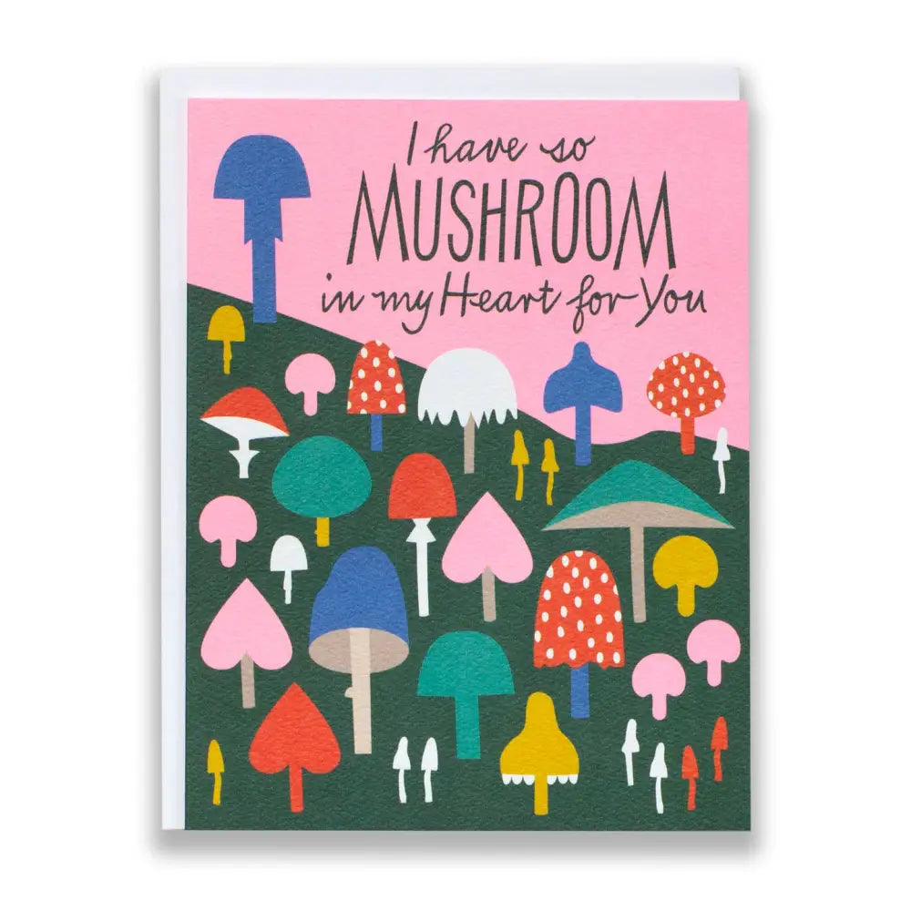 Mushroom In My Heart Card - PABOOM