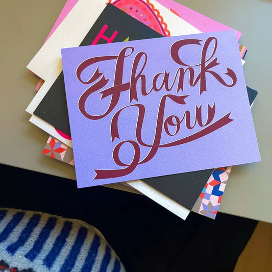 Banquet Workshop - Ribbons Thank You Note Card