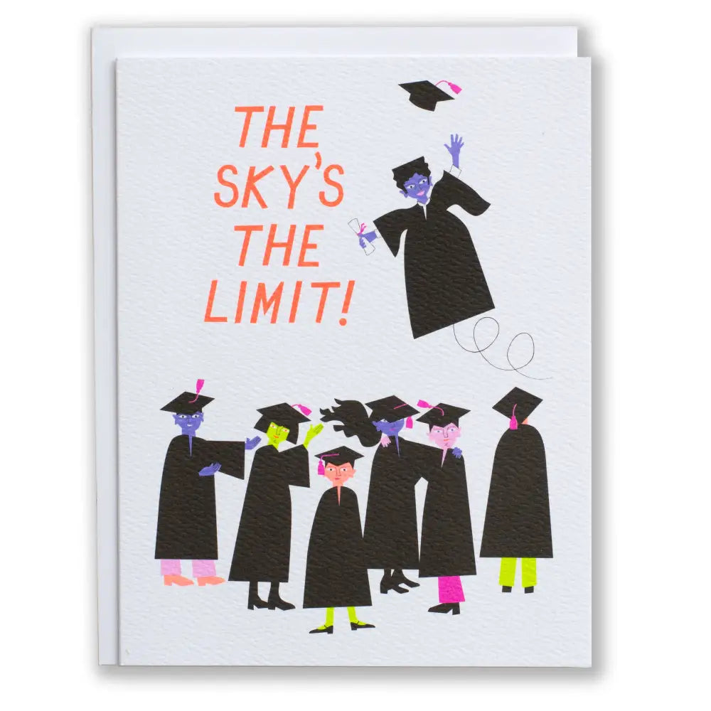 The Sky's the Limit - Graduation Note Card | congrats, grad, graduation, New | PABOOM