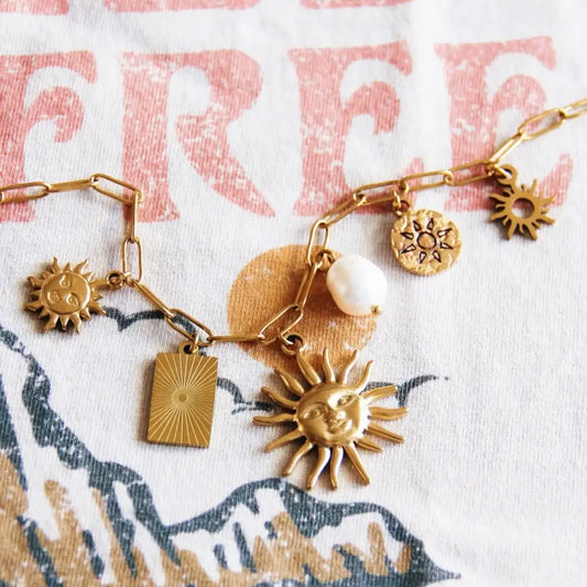 Charm Necklace Sun Lover - PABOOM