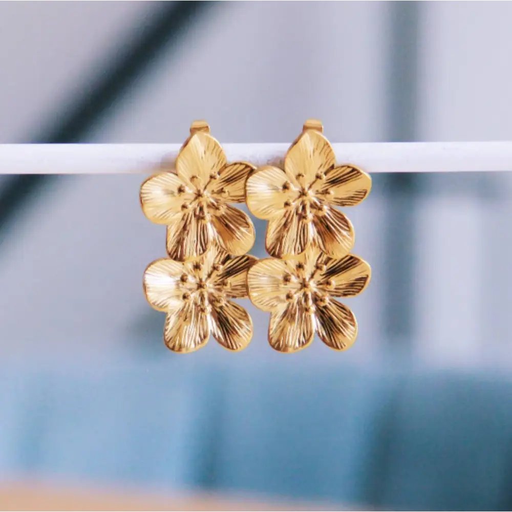 Bazou - Earring 2 flowers âsmallâ