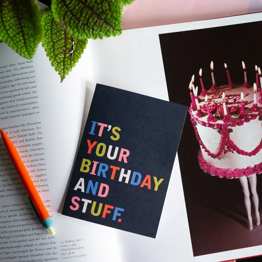 Birthday and Stuff Card - PABOOM