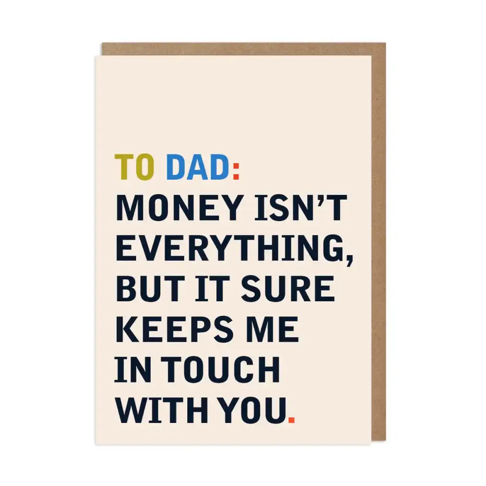 Dad Money Card - PABOOM