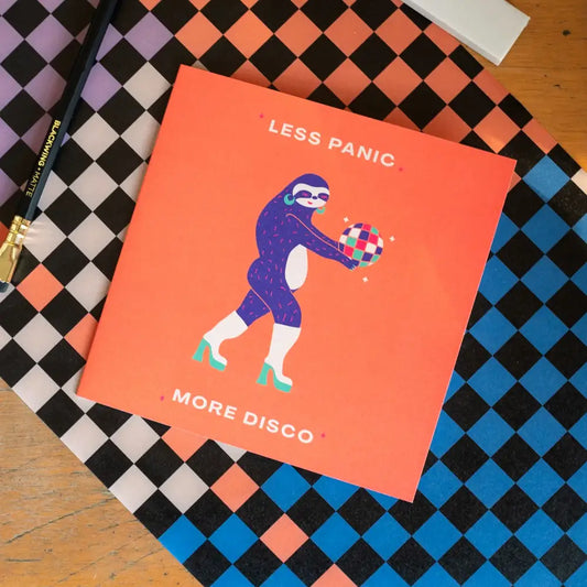 Disco Sloth Card - PABOOM