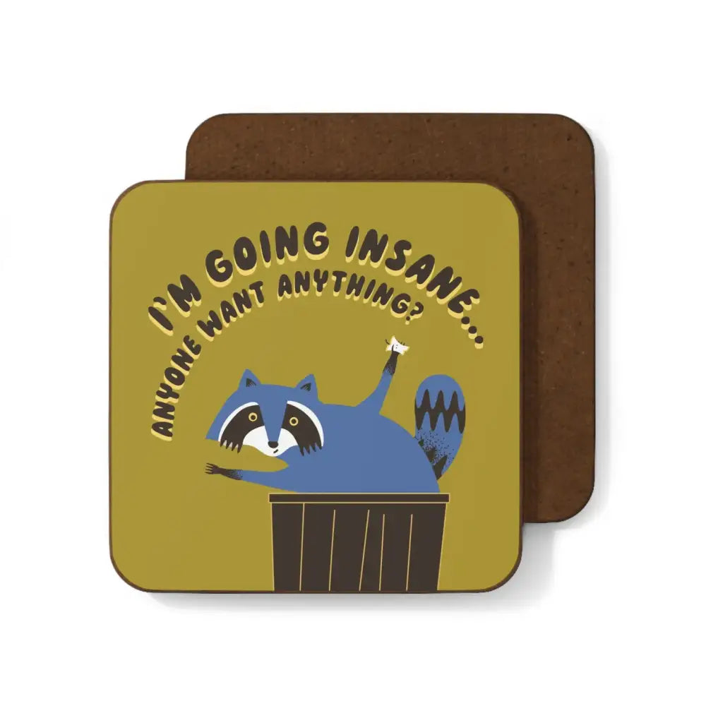 Going Insane Raccoon Coaster - PABOOM