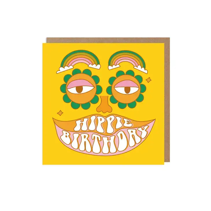 Hippie Birthday Card - PABOOM