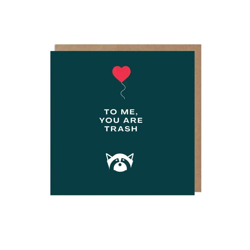 Raccoon Love Card - PABOOM